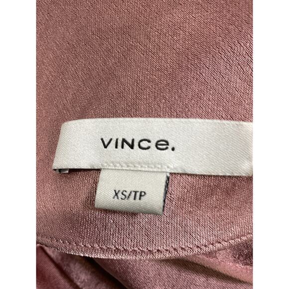 Vince 'Halter' Pink Cowl Neck Open Back Tie Dress Size XS - Picture 4 of 5